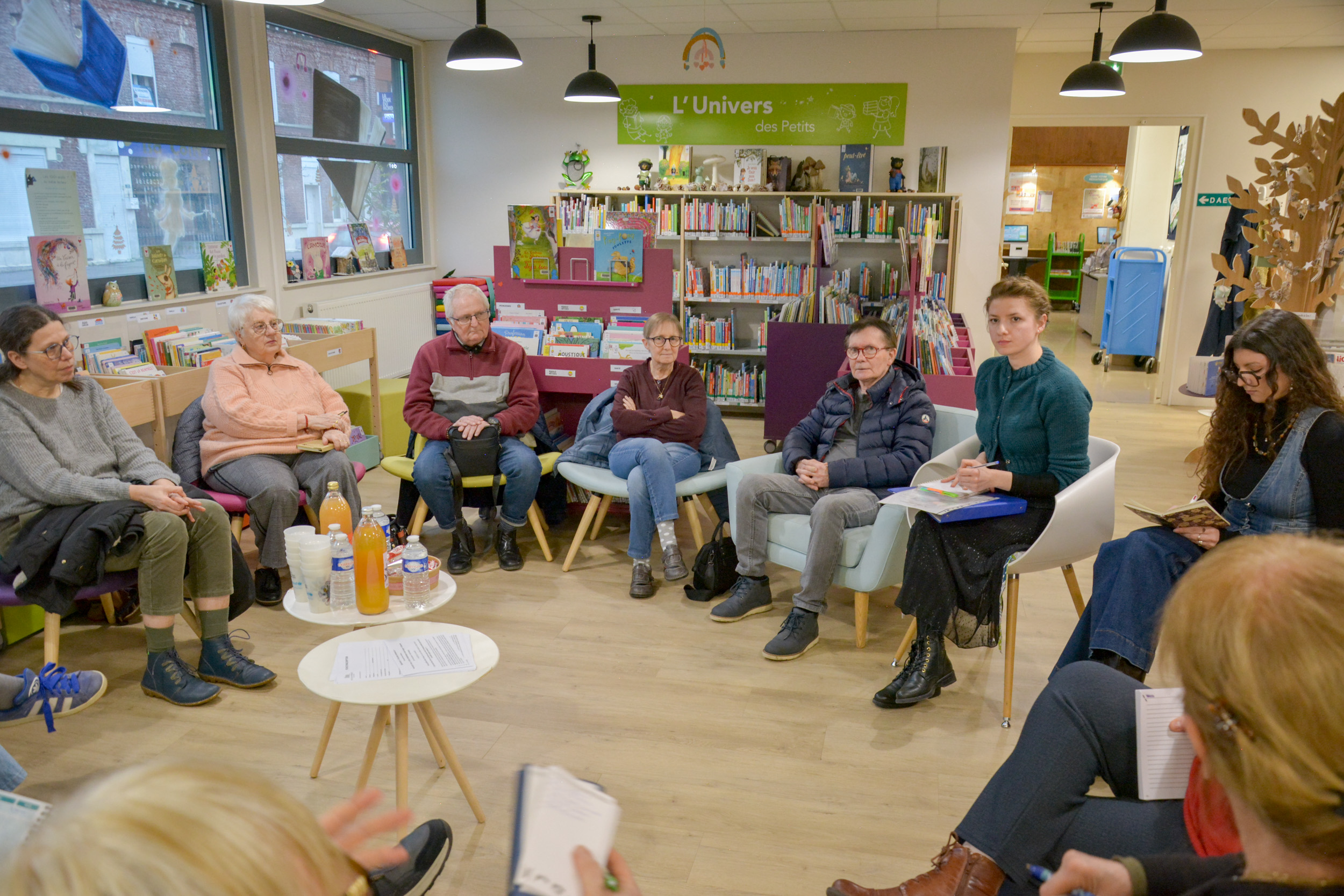 Club de lecture à la médiathèque Louis Aragon