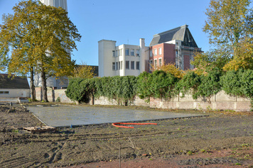 Avancée des travaux du parc du château Thibaut - Novembre 2023