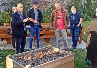 Visite du square de vicoigne, Sept 2021