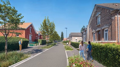 Rue après travaux