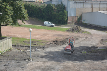 Les travaux d'aménagement du parc du château Thibaut débutent