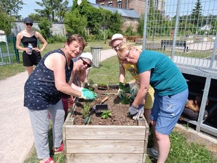 Atelier cuisine avec les habitants