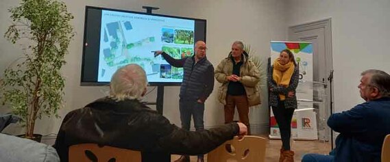 Présentation du projet aux habitants