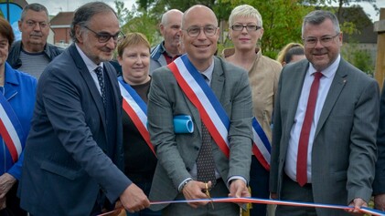 Inauguration de l'esplanade Gisèle Halimi